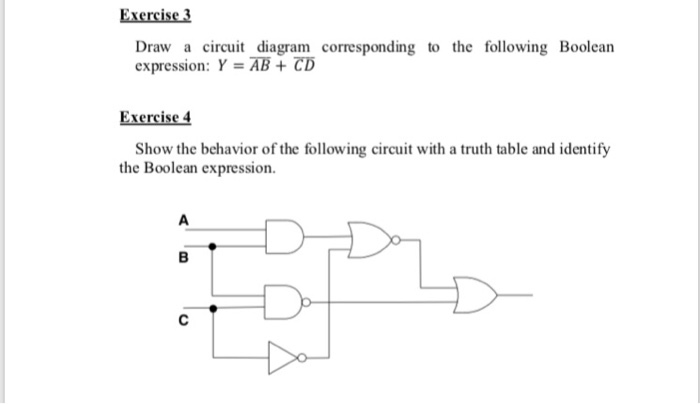 Circuit Diagram Boolean Expression