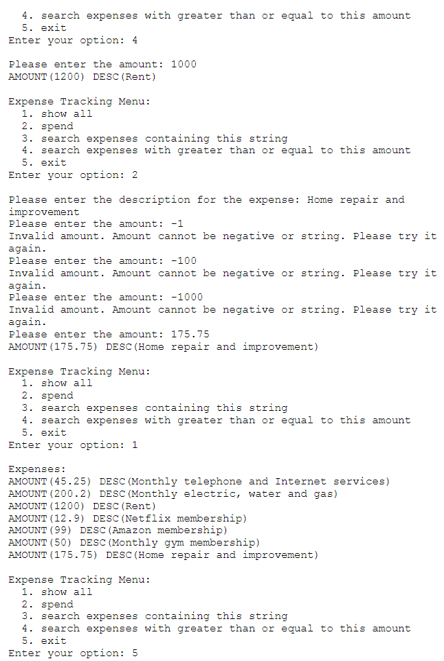 Solved Description: Write a menu-driven program that | Chegg.com