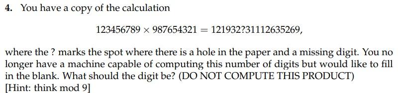 Solved 4. You have a copy of the calculation | Chegg.com