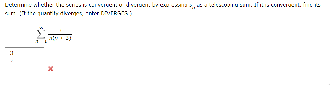 Solved Determine whether the series is convergent or | Chegg.com