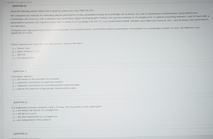 Solved QUESTION 1 A continuous scale of measurement is | Chegg.com