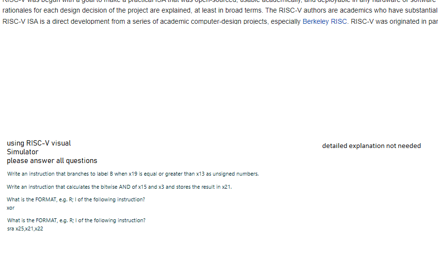 rationales for each design decision of the project | Chegg.com