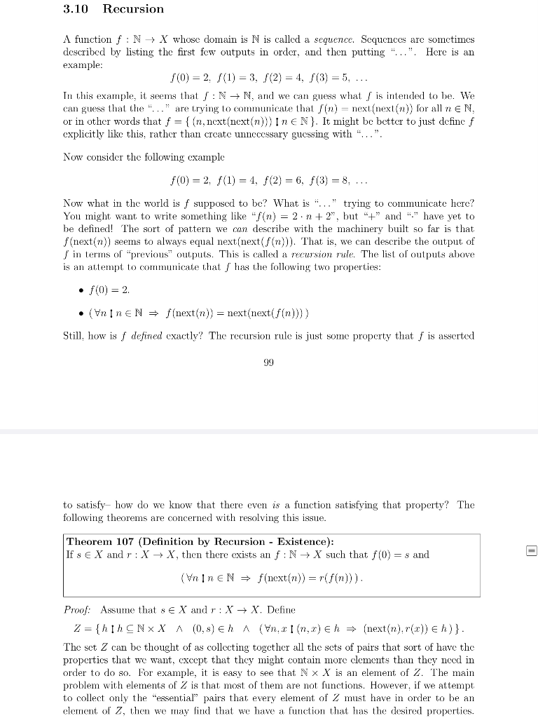 Solved Exercise 128 Define R N N By R N Next Next N Chegg Com
