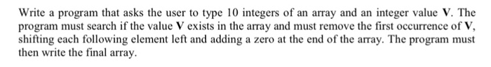 Solved Write a program that asks the user to type 10 | Chegg.com