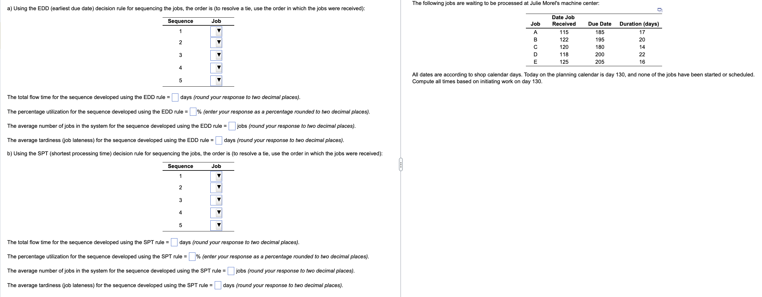 solved-part-1-a-using-the-edd-earliest-due-date-chegg