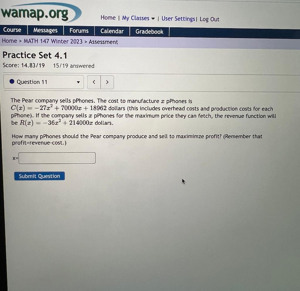 Solved The Pear company sells pPhones. The cost to | Chegg.com