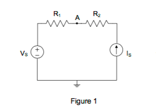 Solved In the circuit of Figure 1, Vs = 5 V, Is = 1 A and R1 | Chegg.com