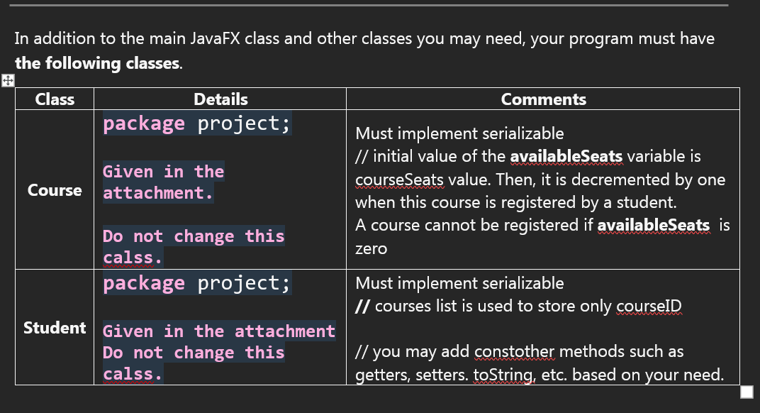 Solved Using JavaFX, design a simple application that allows | Chegg.com