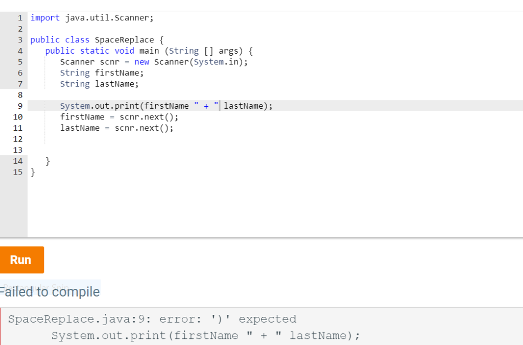Solved 1 import java.util.scanner 2 3public class | Chegg.com