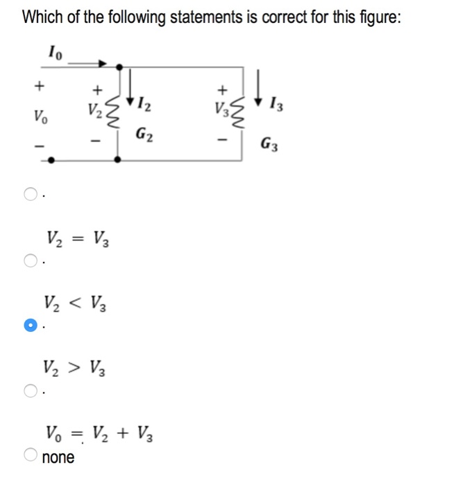 Solved Which of the following statements is correct for this | Chegg.com