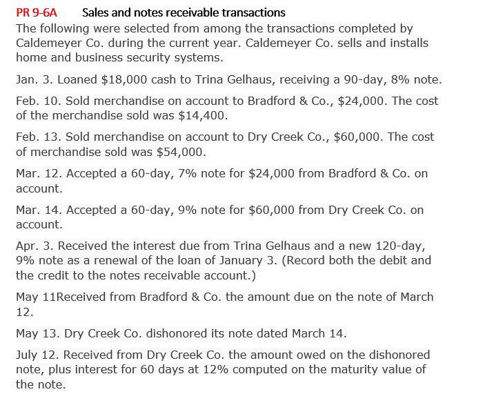 Solved PR 9-1A Entries Related To Uncollectible Accounts The | Chegg.com