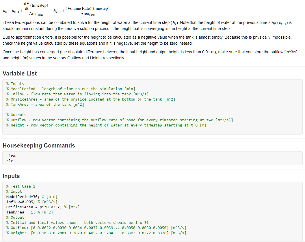 Solved I need help with this assignment in MATLAB live | Chegg.com