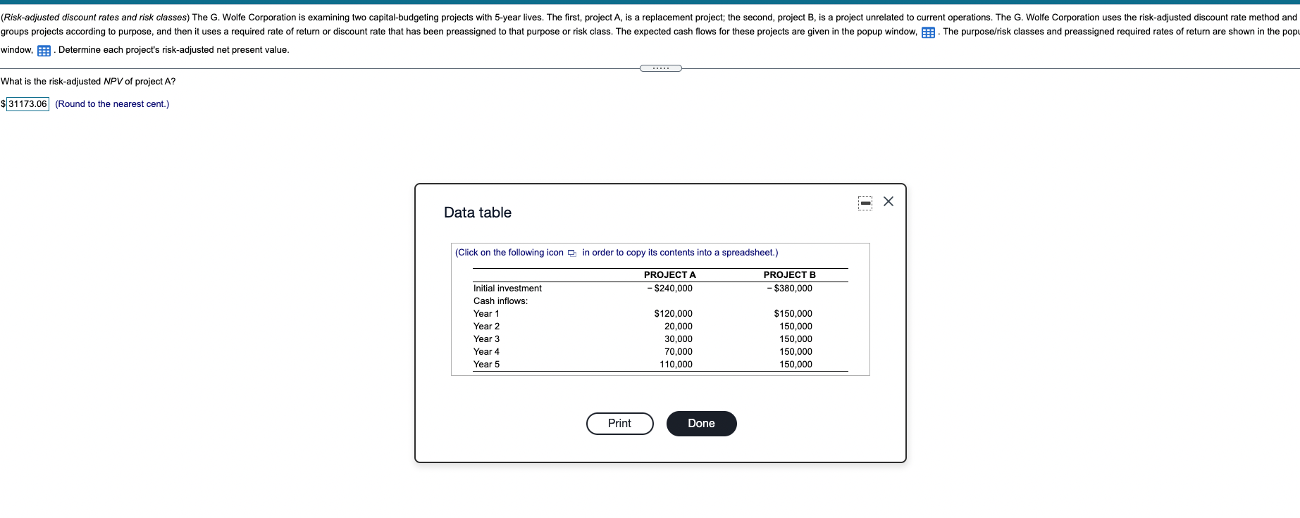 Solved X Data table (Click on the following icon in order to | Chegg.com