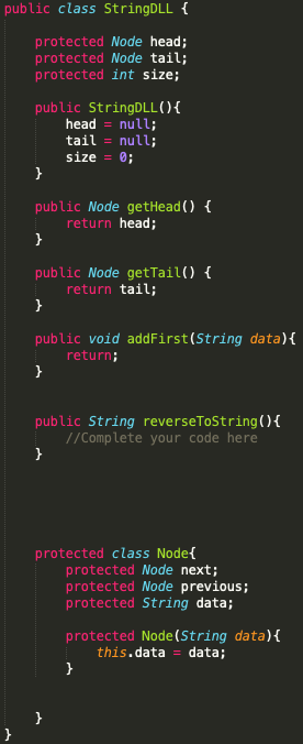Solved Now, you are going to create a new method in the | Chegg.com