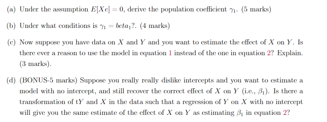 Solved Suppose you are interested in the effect of a | Chegg.com