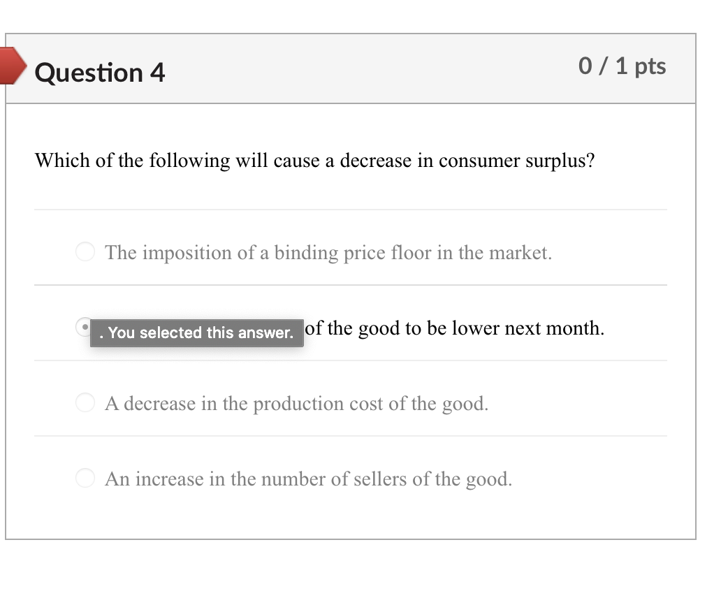 Solved Question 4 0 / 1 Pts Which Of The Following Will | Chegg.com