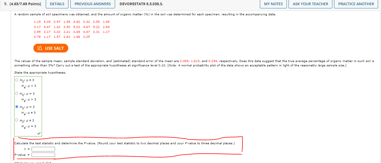 Solved 9. [4.63/7.69 Points) DETAILS PREVIOUS ANSWERS | Chegg.com