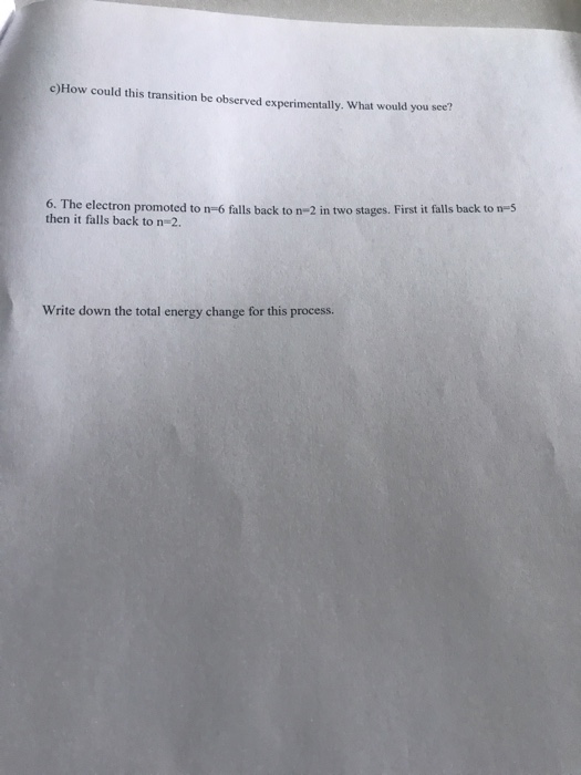 Solved Worksheet Explaining Line Spectra Using the