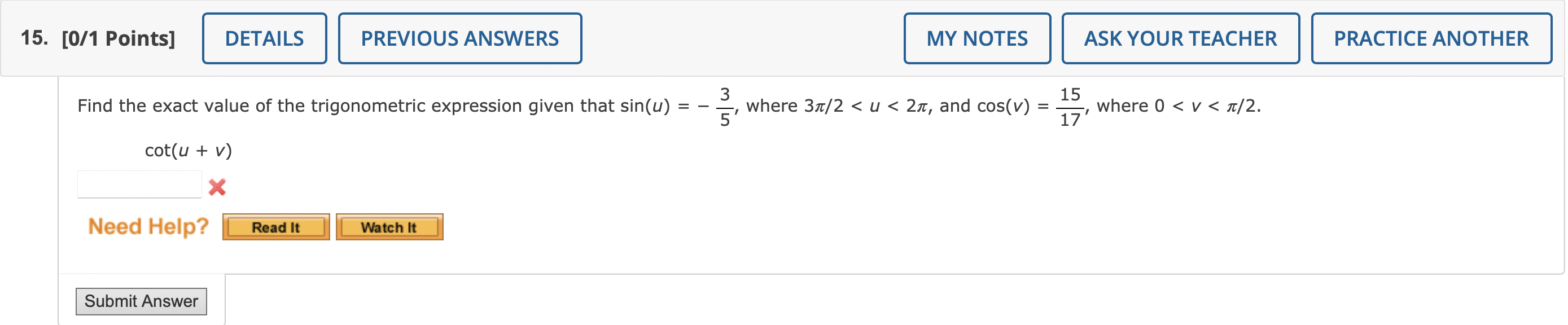 Solved Find The Exact Value Of The Trigonometric Expression Chegg Com