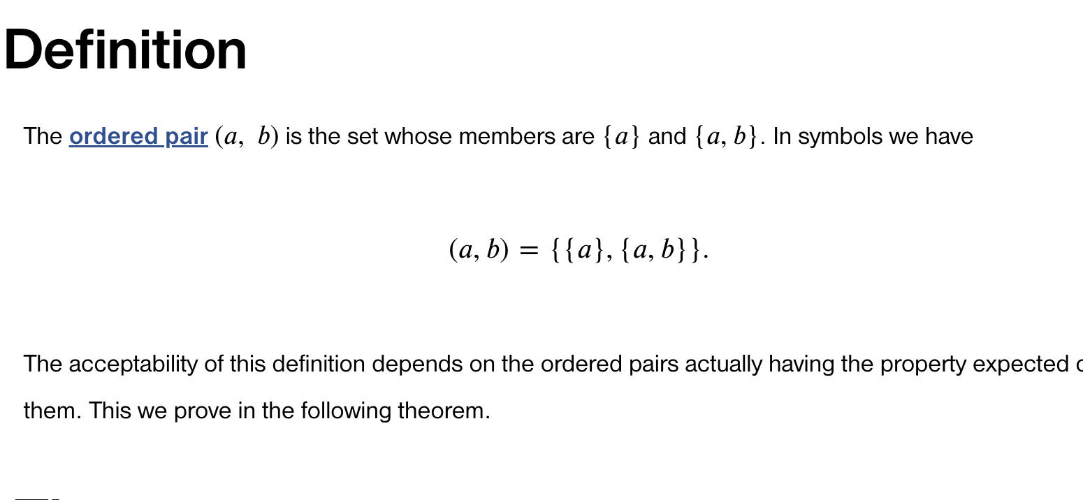 solved-the-ordered-pair-a-b-is-the-set-whose-members-are-chegg