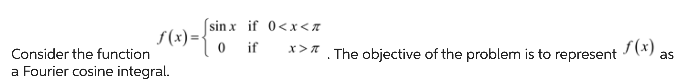 Solved Consider the function | Chegg.com