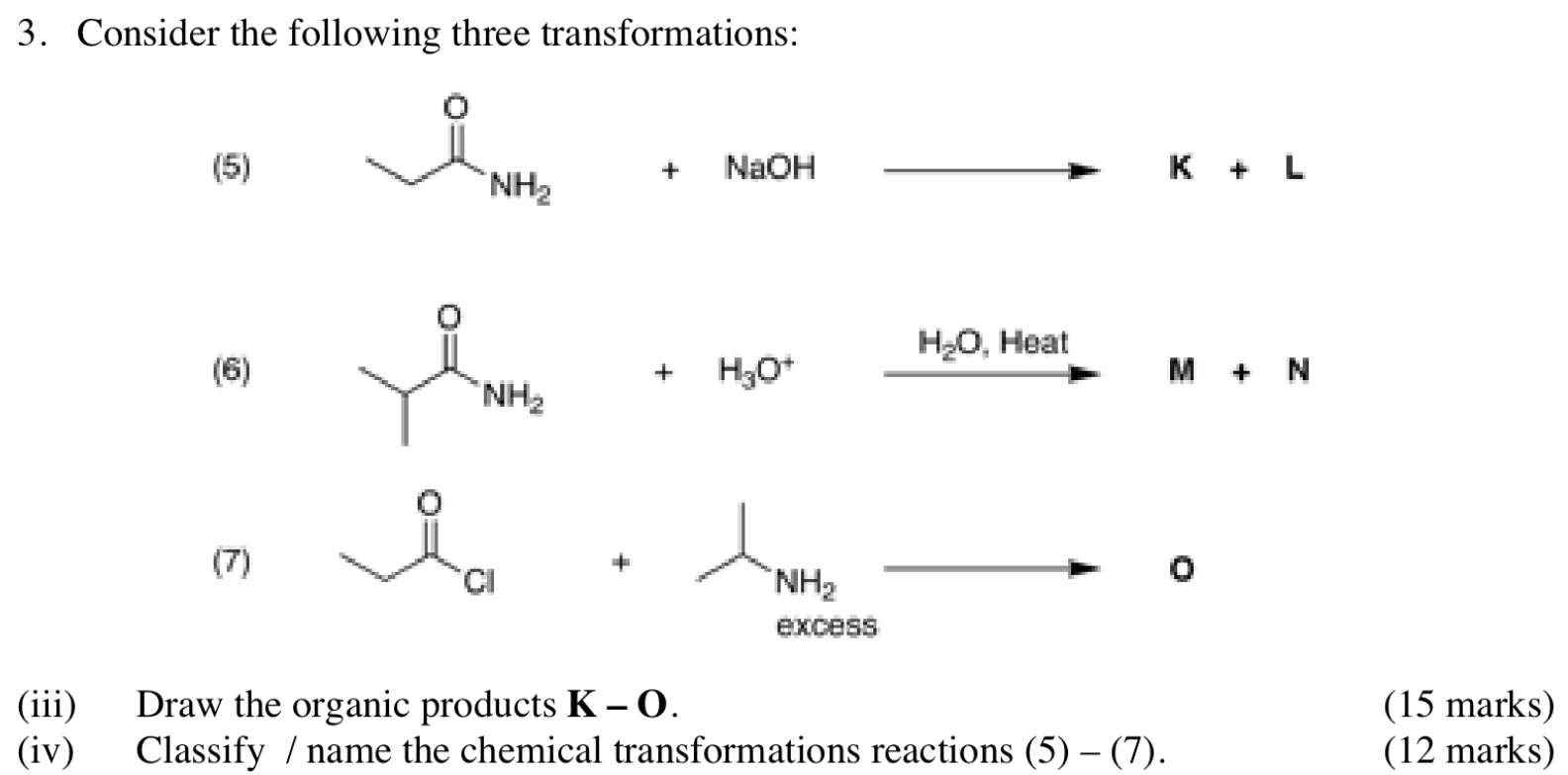 Solved 3. Consider the following three transformations: | Chegg.com