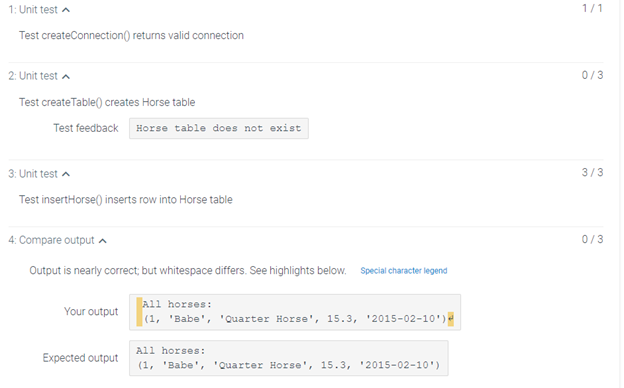 Solved Complete the Java program to create a Horse table, | Chegg.com