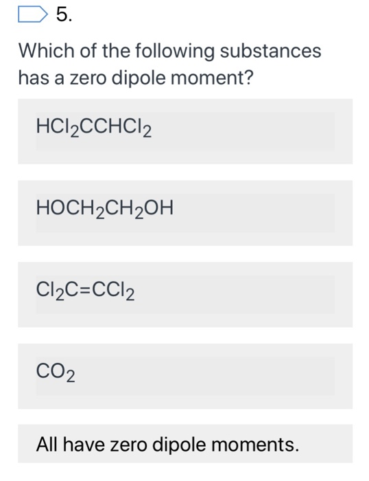 Solved 5. Which Of The Following Substances Has A Zero | Chegg.com Solved 5. Which Of The Following Substances Has A Zero | Chegg.com