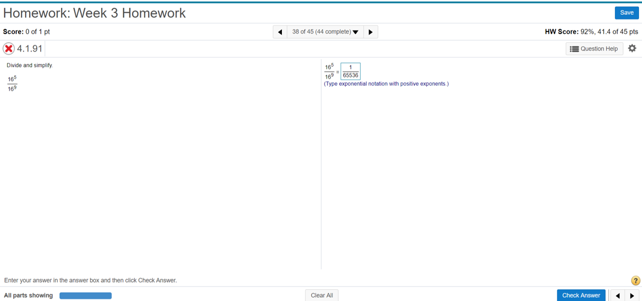 Solved Homework: Week 3 Homework Save Score: 0 of 1 pt 38 of | Chegg.com