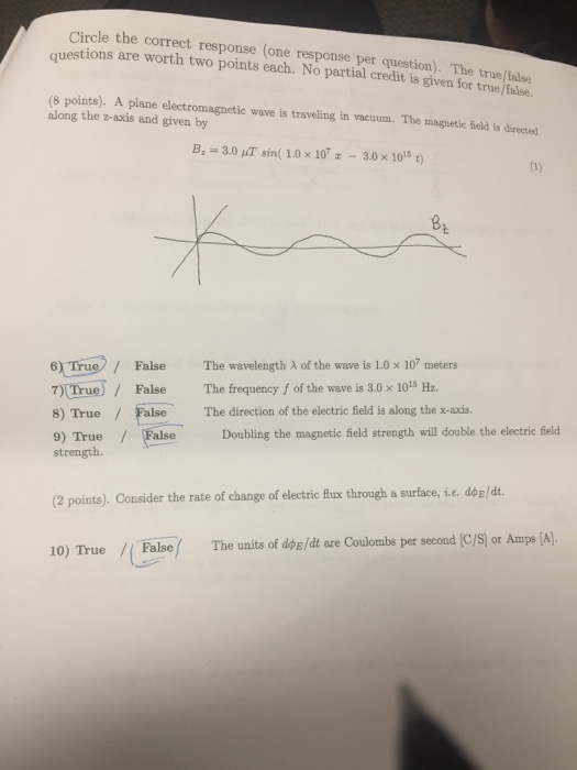 Solved A plane wave is travelling in vacuum.