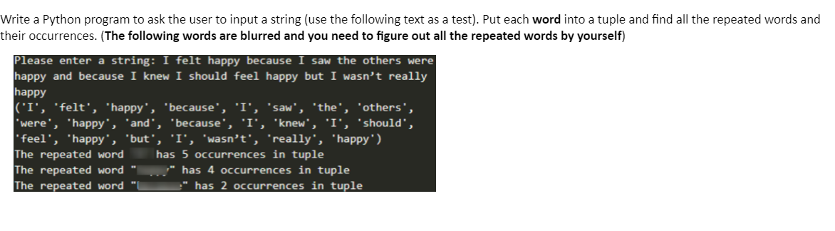 Solved Write A Python Program To Ask The User To Input A | Chegg.com