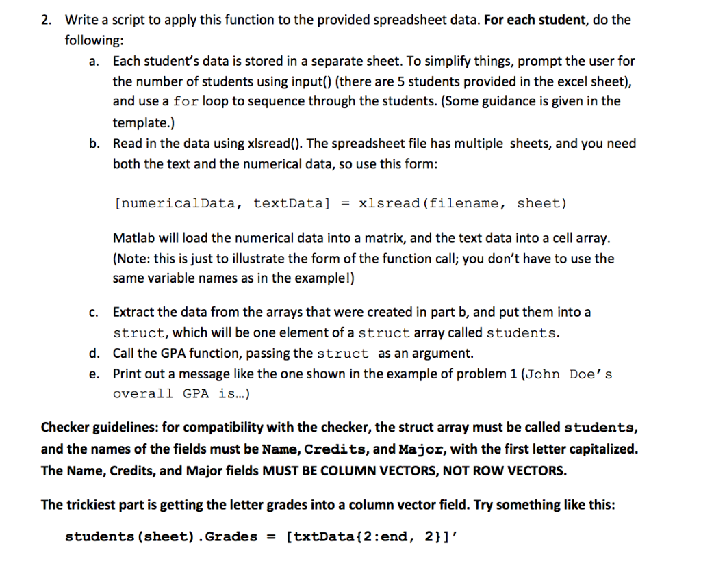 Solved 1. Write a function called GPA ) that calculates a | Chegg.com