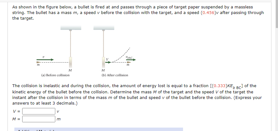 Solved As shown in the figure below, a bullet is fired at | Chegg.com