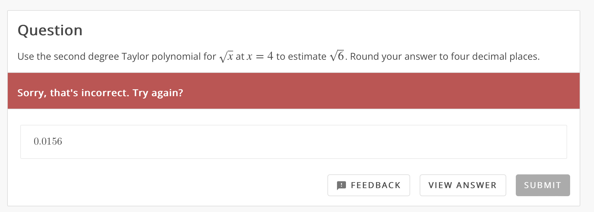what is the answer of 3 √ 6 4 √ 6
