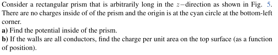 Solved Consider a rectangular prism that is arbitrarily long | Chegg.com