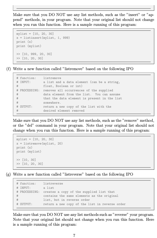 Solved Written in the python 3 syntax. Please provide a step | Chegg.com