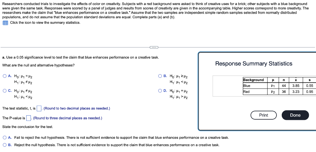 Solved Researchers Conducted Trials To Investigate The | Chegg.com