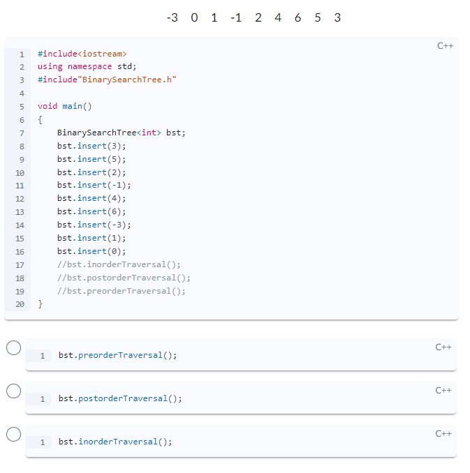 Solved Which function call do you need to uncomment to get | Chegg.com