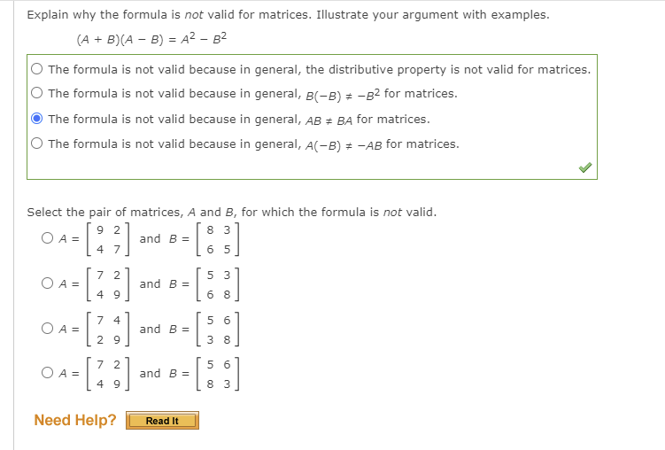 B2, Not A2