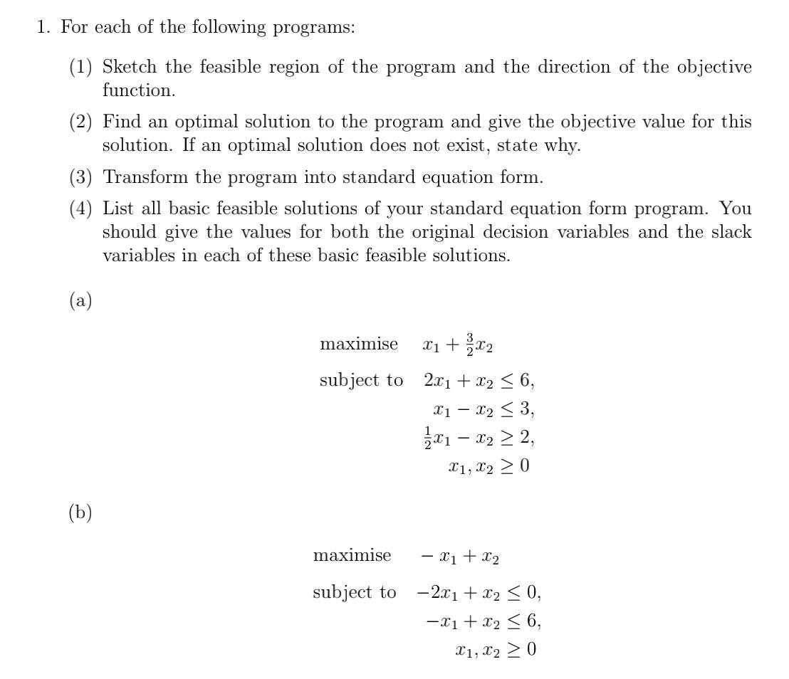 Solved 1. For each of the following programs: (1) Sketch the | Chegg.com