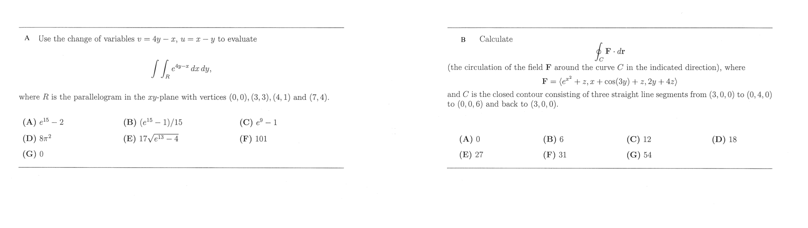 Solved A Use The Change Of Variables V 4y X U X Chegg Com