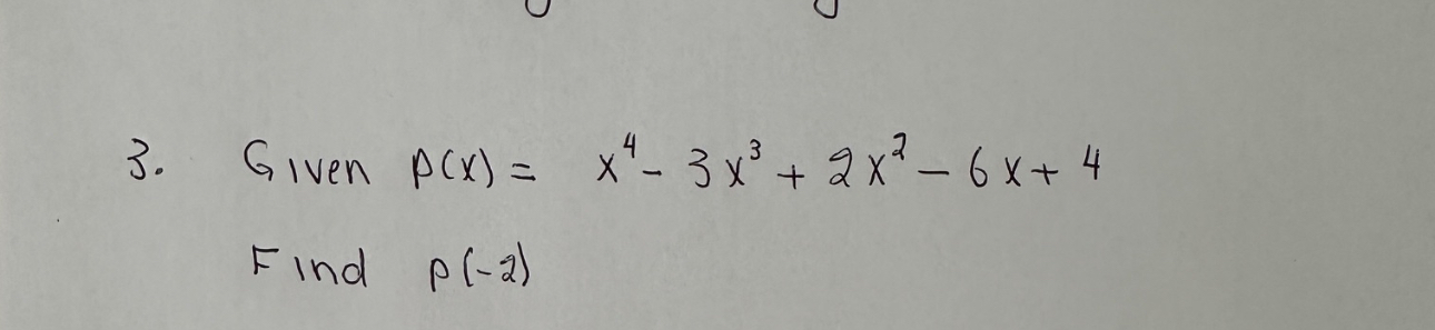 use synthetic division to solve 4x 3 3x 2 5x 6