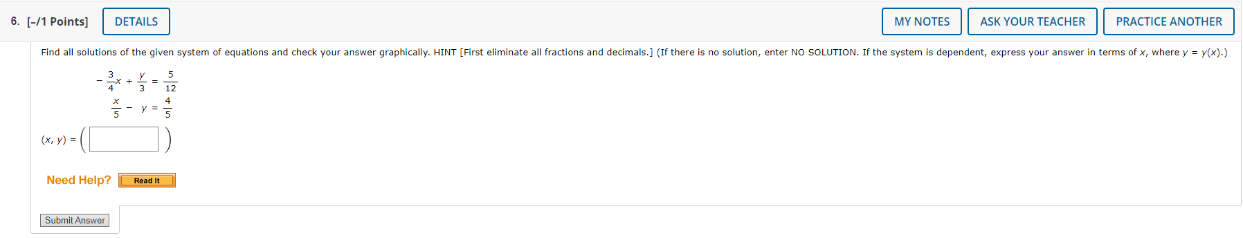 Solved Find all solutions of the given system of equations | Chegg.com
