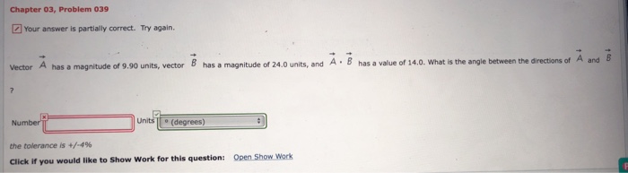 Solved Chapter 03, Problem 039 Your answer is partially | Chegg.com