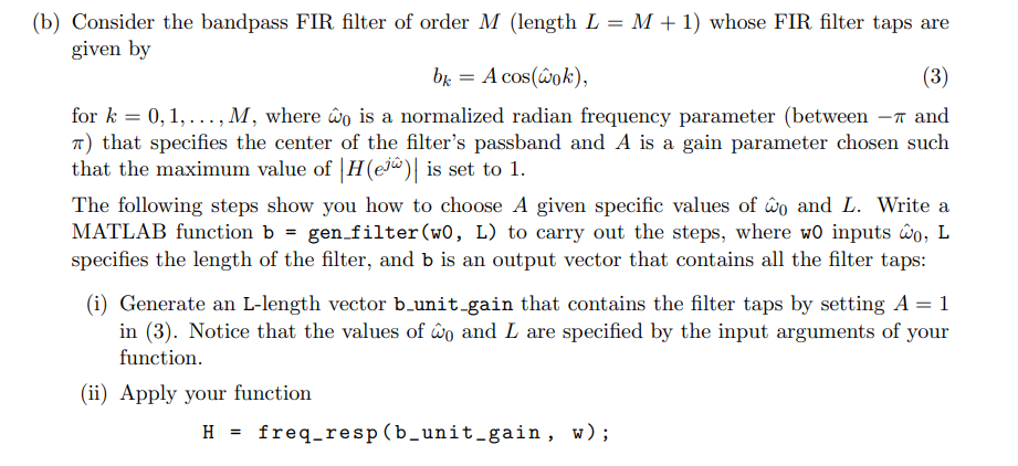 ***MATLAB CODE: ALL PARTS ARE RELATED AND THE CODE IS | Chegg.com