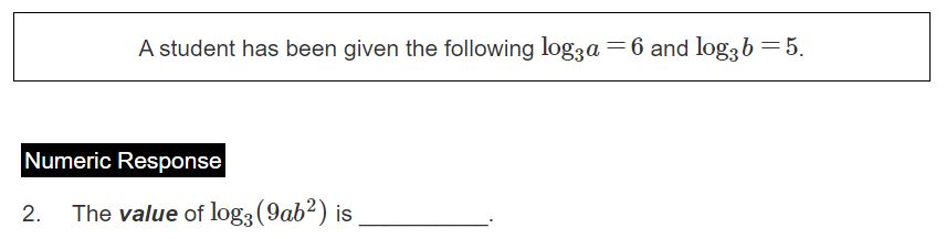 найдите значение выражения log3(9b) если log3b=5