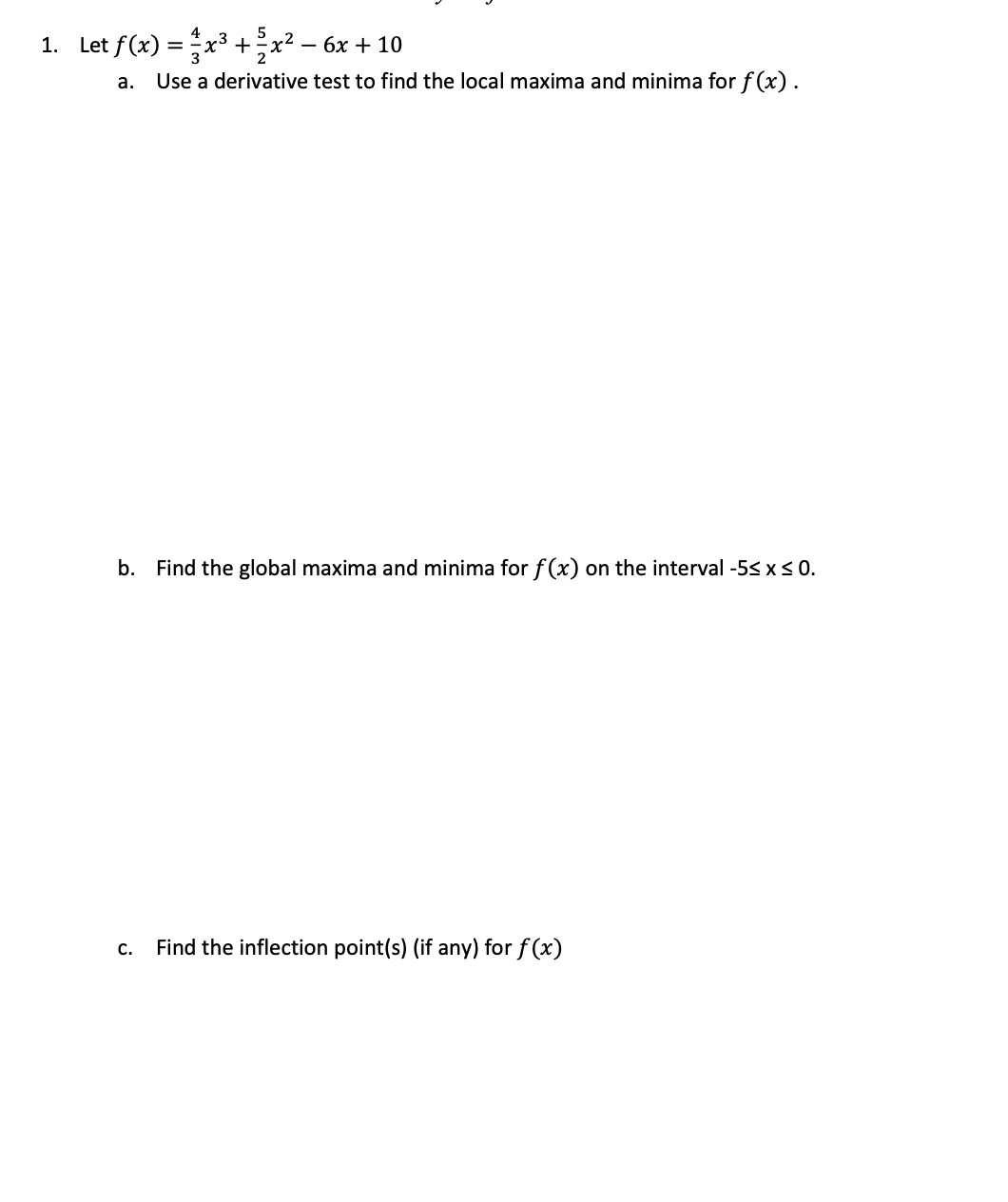 solved-1-let-f-x-34x3-25x2-6x-10-a-use-a-derivative-test-chegg