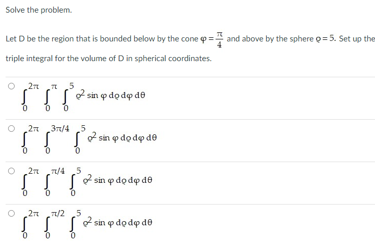 Solved Solve The Problem. Let D Be The Region That Is | Chegg.com