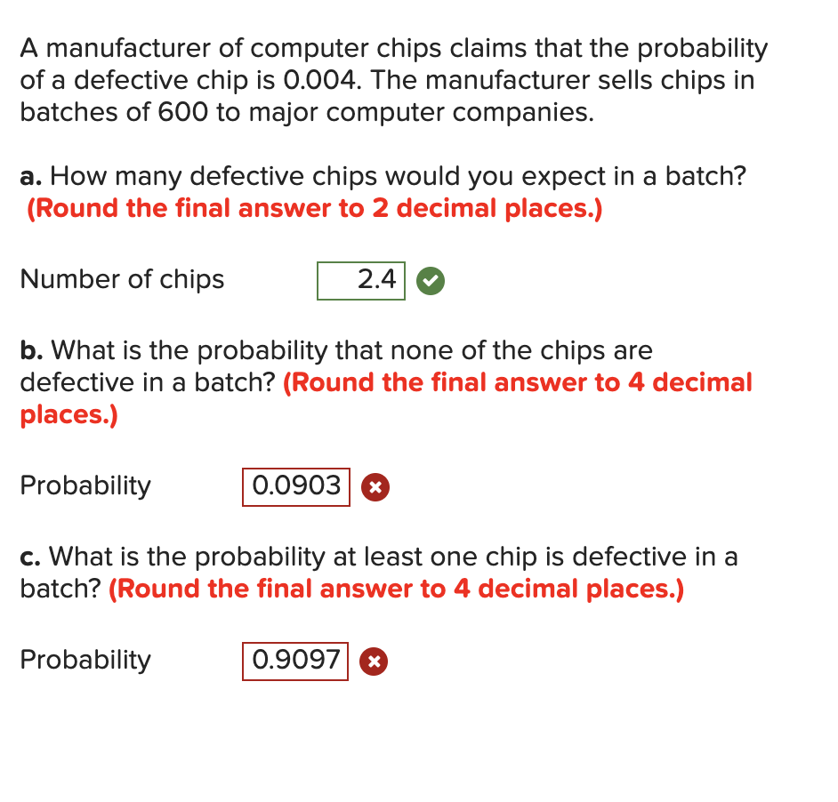 Solved A manufacturer of computer chips claims that the | Chegg.com