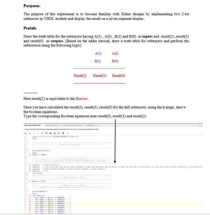 Solved Purpose: The purpose of this experiment is to become | Chegg.com